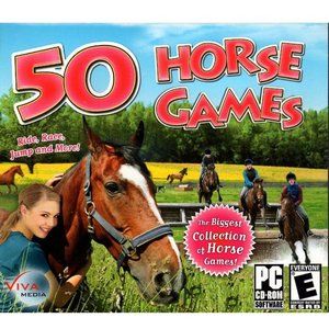 50 Horse Games (PC-CD, 2007) for Windows - NEW in Jewel Case